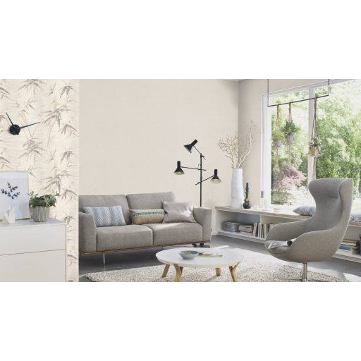 Vonalmintázatú strukturált egyszínű világoszürke fényes kiemelés tapéta