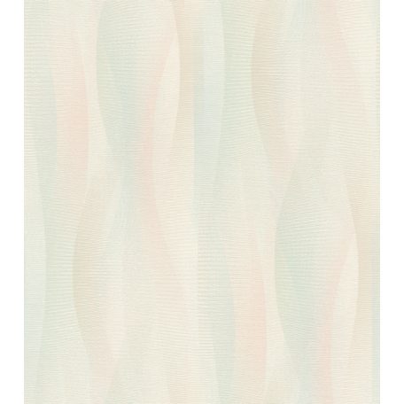 Gyengéd grafikus hullámok szép dinamika harmonikus megjelenés rózsaszín pasztell kék és zöld tapéta