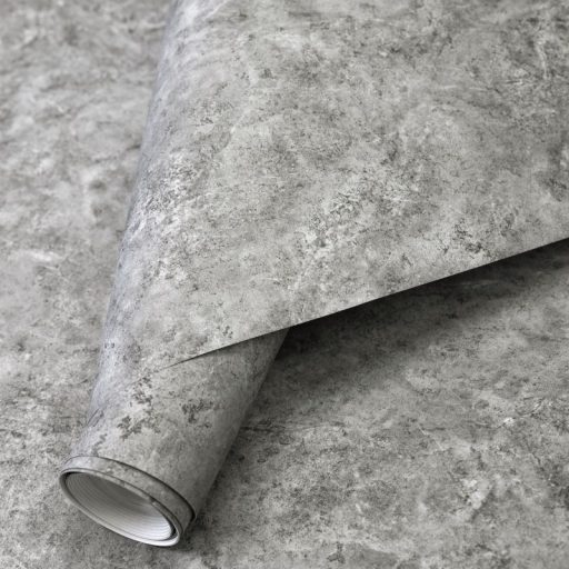 Apró üveggyöngyökkel díszített természetes márványhatású minta szürke sötétszürke éa antracit tónus tapéta