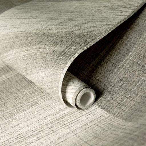 Halszálkába rendezett elegáns és természetes fa textúra mintázat szürke szürkésbarna és ezüstszürke finom fémes hatás tapéta