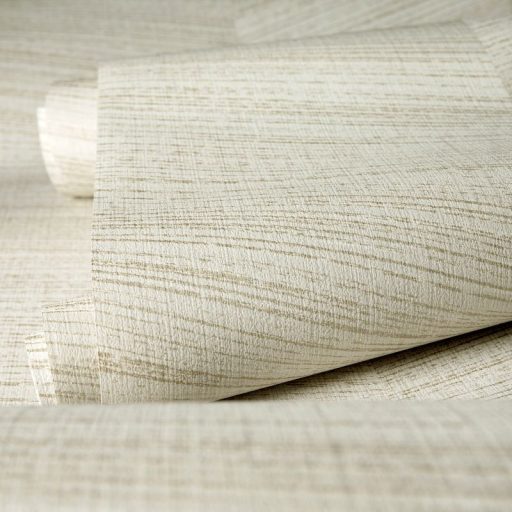 Halszálkába rendezett elegáns és természetes fa textúra mintázat krém bézs és szürkésbézs finom arany fémes hatás tapéta