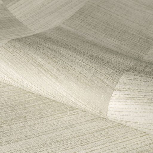 Halszálkába rendezett elegáns és természetes fa textúra mintázat homokszín/bézs és szürkésbarna finom arany fémes hatás tapéta