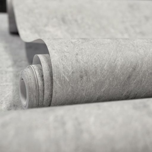 Karcolt beton/valokat hatású texturált minta világosszürke és szürke tónus enyhe arany csillogás tapéta