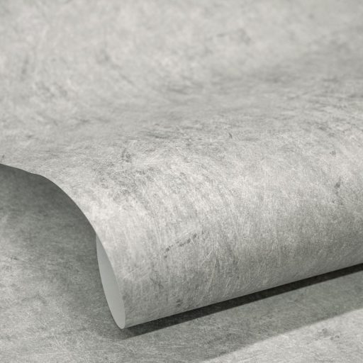 Karcolt beton/valokat hatású texturált minta világosszürke és szürke tónus enyhe arany csillogás tapéta