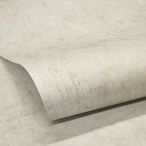 Karcolt beton/valokat hatású texturált minta homokszín és bézs tónus enyhe arany csillogás tapéta