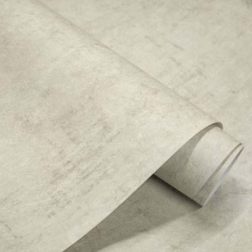 Karcolt beton/valokat hatású texturált minta homokszín és bézs tónus enyhe arany csillogás tapéta