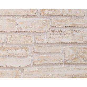   As-Creation Dekora Natur 6, 6621-25  Natur kőmintás krém bézs szürke tapéta