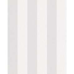   Novamur Ella 6752-10 Csíkos blokkcsíkos fehér krémszín csillogó hatás fénylő mintafelület tapéta