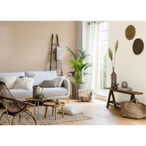 Caselio DANAE/Graphic 68521255 Natur texturált vászonhatású egyszínű bézs/sötét homokszín tapéta