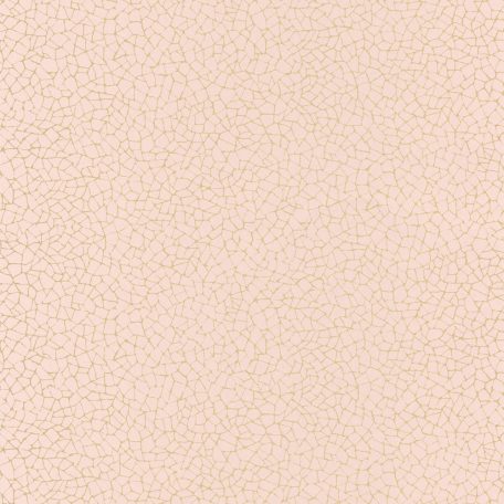 Caselio Shine 68594026  CRAQUELÉ grafikus sűrű repedés mintázat rózsaszín arany  tapéta