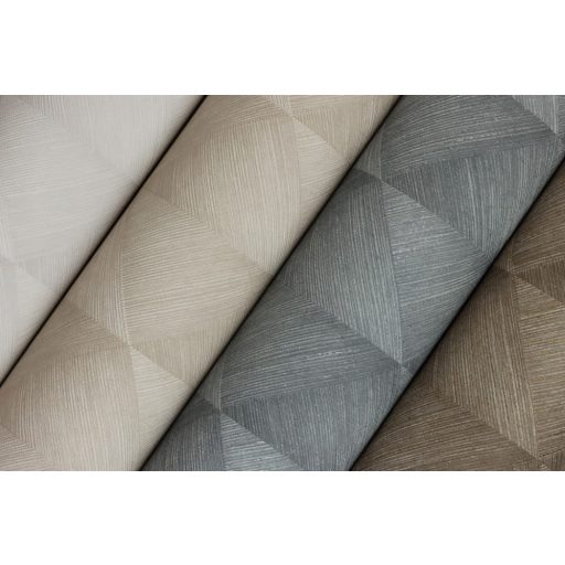 Rasch Tropical House 687927 Geometrikus bambusz struktúrájú grafikus 3D minta puderszín fényes mintarészletek tapéta