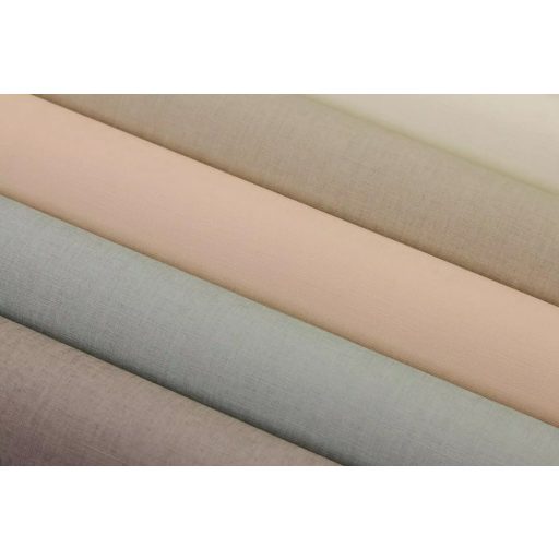 Visszafogott és kifinomult textilhatású egyszínű minta meleg szürke tónus tapéta