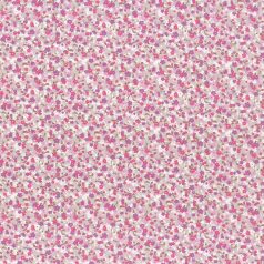   Caselio Pretty Lili 69294059  virágtenger krémfehér lila pink bézs  dekoranyag