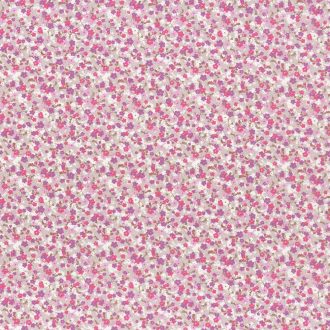   Caselio Pretty Lili 69294059  virágtenger krémfehér lila pink bézs  dekoranyag