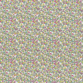   Caselio Pretty Lili 69295076  virágtenger krémfehér pink lime menta szürke dekoranyag