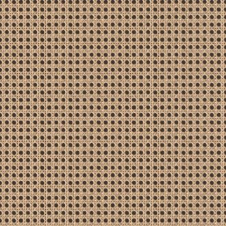   A rettenthetetlen rattan! Művészi bécsi rattanfonat minta fekete és világosbarna tónus tapéta