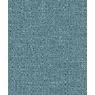   Rasch Kalahari 700473 Natur Egyszínű természetes durva szövésű textilstruktúra petrolkék tapéta