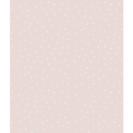 ICH Noa 7007-3 MOTAS PINK Gyerekszobai pöttyös minta rózsaszín fehér tapéta