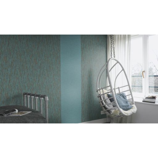 Rasch Kalahari 704235 Natur kéregstruktúra törtfehér türkiz kék árnyalatok vörösesbarna tapéta