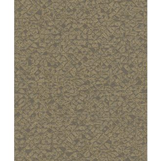   Rasch Kalahari 704365 Etno grafikus afrikai motívum barna árnyalatok arany finoman fénylő mintafelület tapéta