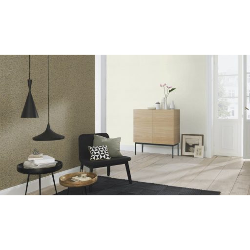 Rasch Kalahari 704365 Etno grafikus afrikai motívum barna árnyalatok arany finoman fénylő mintafelület tapéta