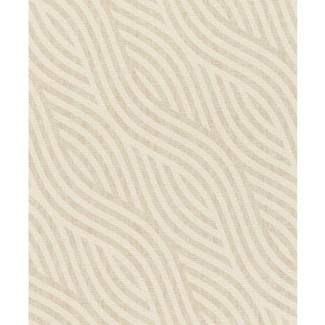 Rasch Kalahari 704532 Etno Grafikus egyedi mintavezetésű hullámminta stilizált homokdűne 3D krém bézs tapéta