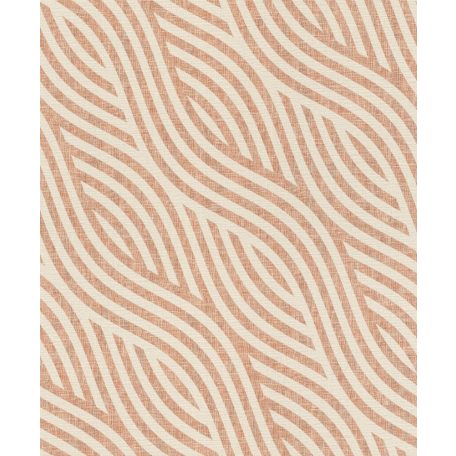 Rasch Kalahari 704549 Etno Grafikus egyedi mintavezetésű hullámminta stilizált homokdűne 3D bézs korallszín/barna tapéta