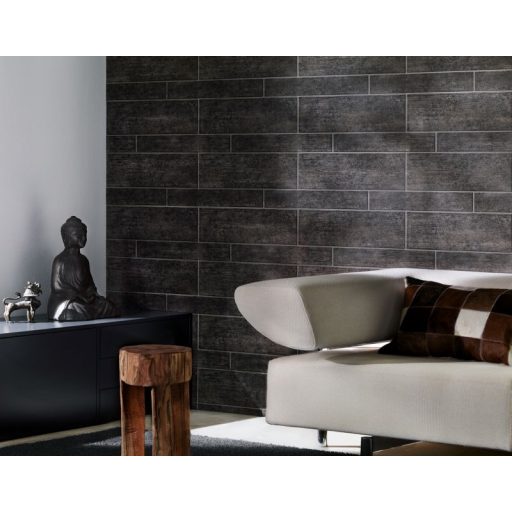 As-Creation Murano 7070-24 Natur vízszintes famintázatú szürke szürkésbarna antracit  tapéta