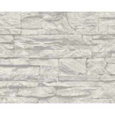   As-Creation Elements/Murano 7071-16 kőmintázatú  szürke fehér tapéta