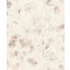 Bohém és romantikus akvarell áttetsző botanikai/virág minta krém/krémfehér púderrózsaszín és mályva tónus tapéta