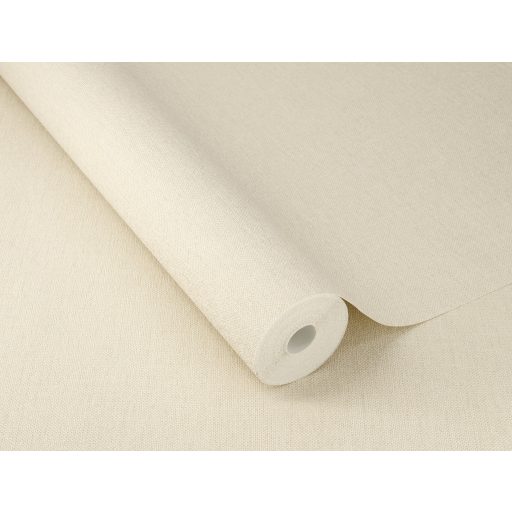 Minimalista elegancia - természetes és kifinomult textilhatású lenvászon minta krém/vanília és lágy bézs tónus tapéta