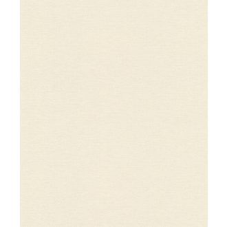   Minimalista elegancia - természetes és kifinomult textilhatású lenvászon minta meleg krém/vajszín tónus tapéta