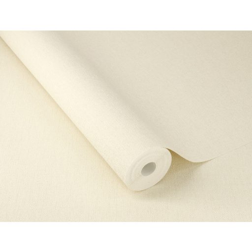 Minimalista elegancia - természetes és kifinomult textilhatású lenvászon minta meleg krém/vajszín tónus tapéta