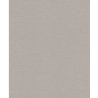  Minimalista elegancia - természetes és kifinomult textilhatású lenvászon minta meleg szürkésbarna és púderes szürke tónus tapéta