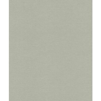   Minimalista elegancia - természetes és kifinomult textilhatású lenvászon minta lágy zöld/szürkészöld tónus tapéta