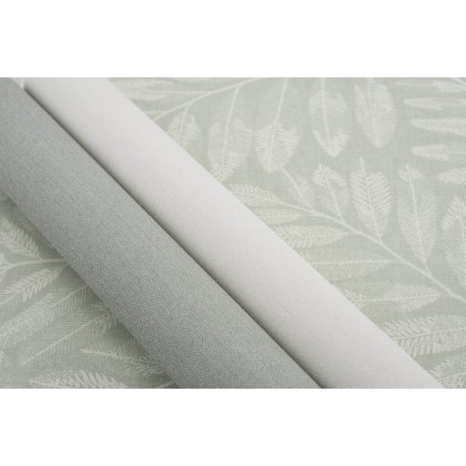 Minimalista elegancia - természetes és kifinomult textilhatású lenvászon minta lágy zöld/szürkészöld tónus tapéta