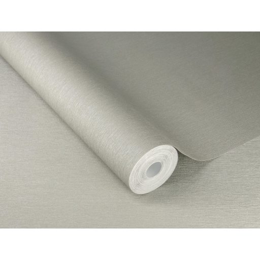 Finom textúrájú enyhén fémes hatású diszkrét egyszínű minta bársonyos szürke tónus tapéta