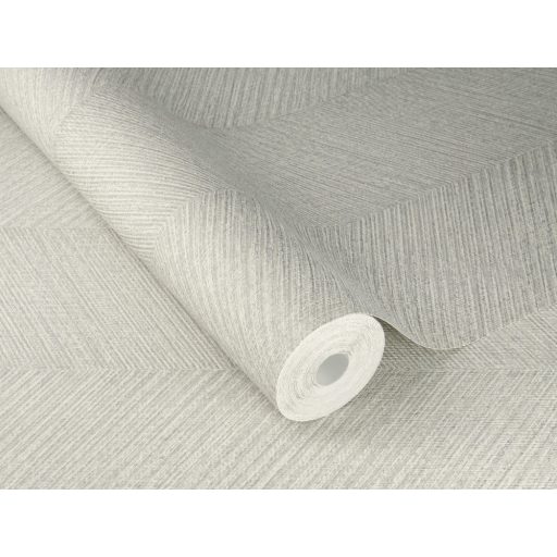 Nagy Fogás! Halszálkás minta a horgon textilstruktúra világosszürke gyöngyház és ezüstszürke tónus tapéta