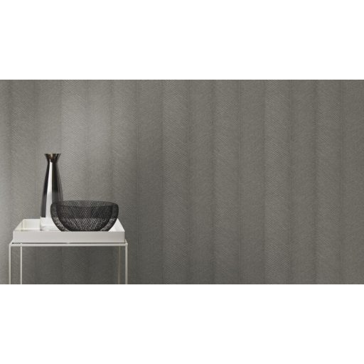 Nagy Fogás! Halszálkás minta a horgon textilstruktúra világos és sötét ezüstszürke tónus tapéta