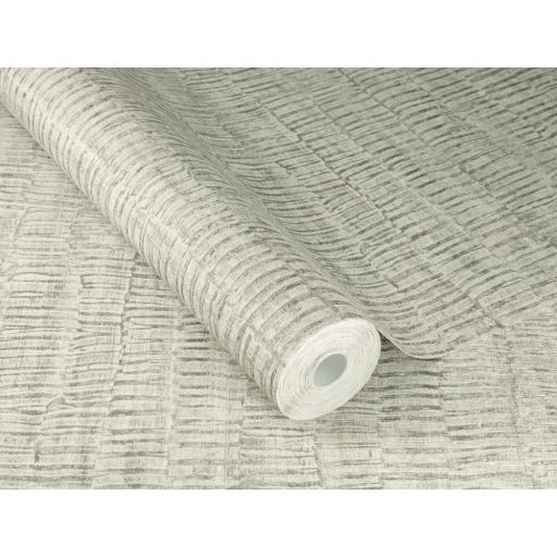 Skandináv és természetes megjelenésű a fa kérgére emlékeztető grafikus minta gyöngyház világosszürke és szürke tónus tapéta