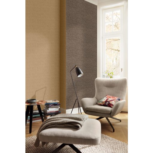 Skandináv és természetes megjelenésű a fa kérgére emlékeztető grafikus minta barna/bronzbarna szürkésbarna és antracit tónus tapéta