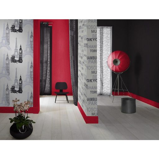 Rasch Kidsclub 2014/Kids & Teens III 740271 Gyerekszobai egyszínű fekete tapéta