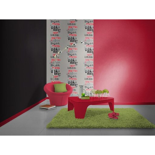 Rasch Kidsclub 2014/Kids & Teens III 740271 Gyerekszobai egyszínű fekete tapéta