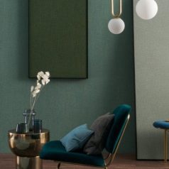   A francia vászonminták hagyománya kortárs luxus változatban zöldeskék/tengerzöld/világos türkiz tónus tapéta