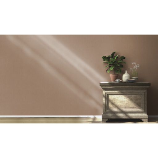 Természetes és otthonos textil struktúrájú minta klasszikus barna tónus tapéta