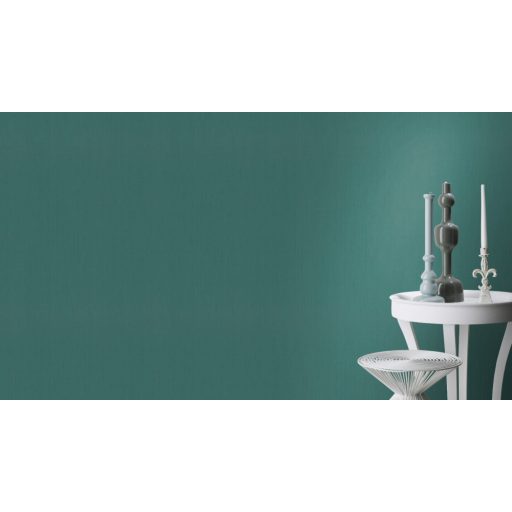 Természetes és otthonos textil struktúrájú minta grandiózus óceánzöld tónus tapéta