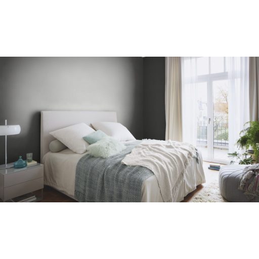 Természetes és otthonos textil struktúrájú minta nemes fekete tónus tapéta