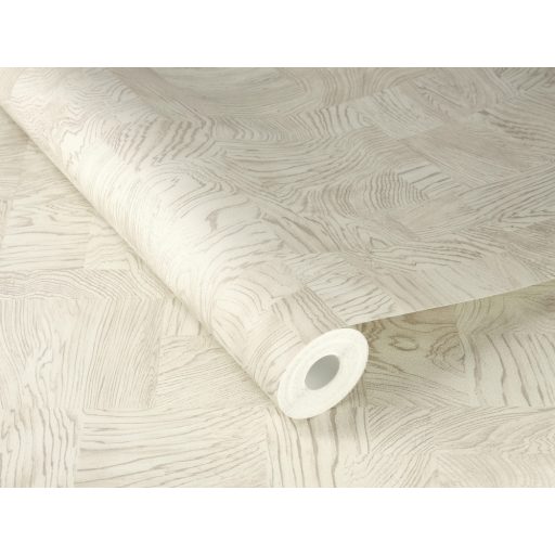 Különböző méretű és fantasztikus fa megjelenítések négyzetes kollázsban világosszürke és törtfehér tónus tapéta