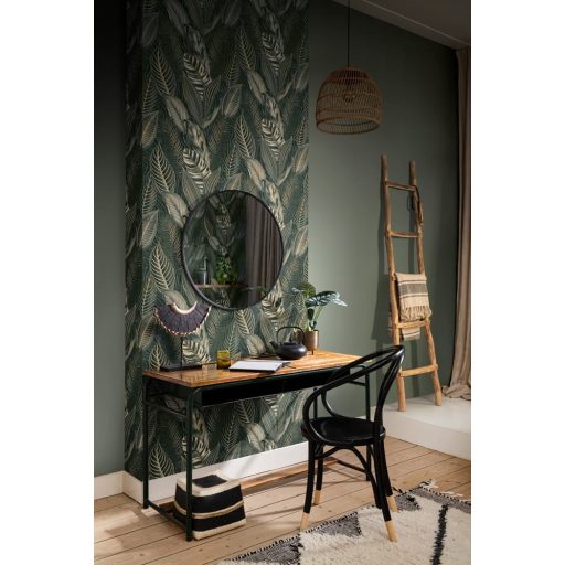 Finom szemcsés - az elefánt bőrére emlékeztető strukturált minta kifinomult zsályazöld tónus tapéta