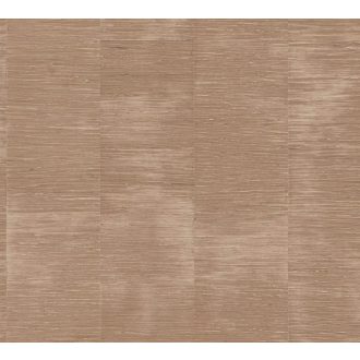   Selyemszálak szövésére emlékeztető vízszintes vonalazású texturált minta bézs és barna tónus finom fény tapéta